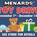 Menard’s Annual Toy Drive Starts November 1st — New Rockford Business news